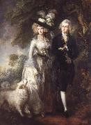 Thomas Gainsborough, Mr.and Mrs.William Hallett